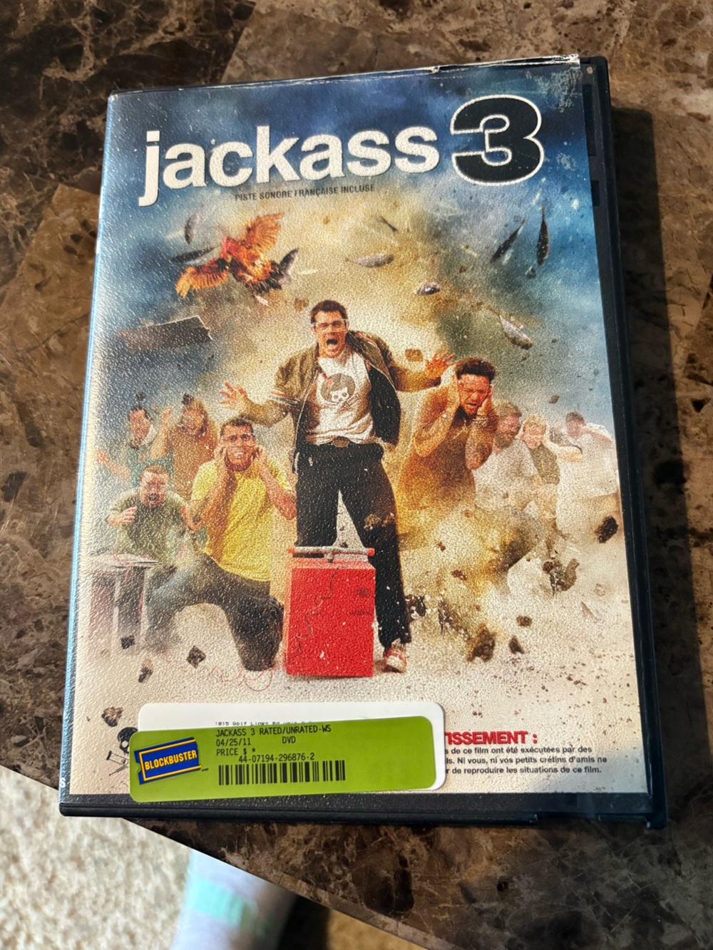 Movie Blu-ray/DVD Case with Colorful Poster Art
